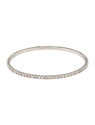 Pre-owned Bracelet 14k 2.00ctw Diamond Bangle , 7" In Multi
