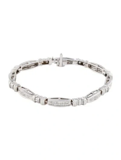 Pre-owned Bracelet 14k 2.00ctw Diamond , 6.5" In Multi
