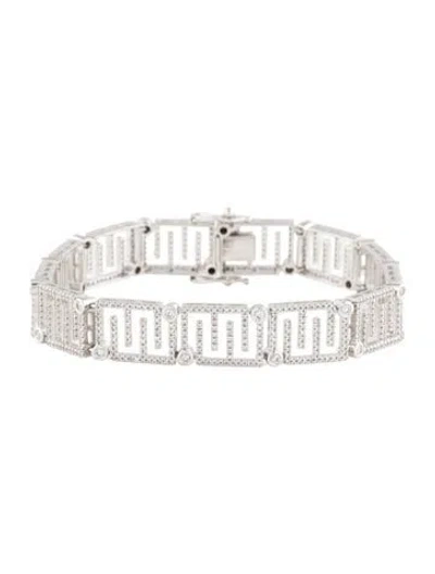 Pre-owned Bracelet 14k 2.00ctw Diamond Link , 6.5" In Multi