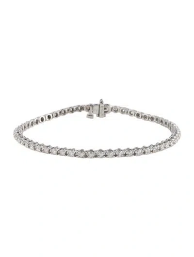 Pre-owned Bracelet 14k 2.00ctw Diamond Link , 6.75" In Multi