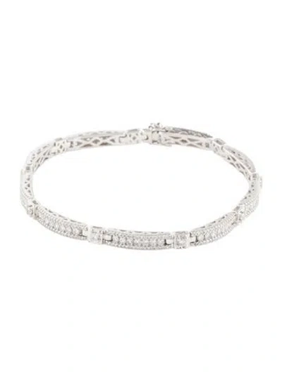 Pre-owned Bracelet 14k 2.00ctw Diamond Link , 6.75" In Multi