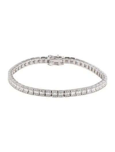 Pre-owned Bracelet 14k 2.00ctw Diamond Link , 6.75" In Multi