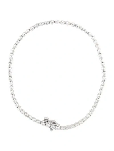 Pre-owned Bracelet 14k 2.00ctw Diamond Link , 7" In Multi