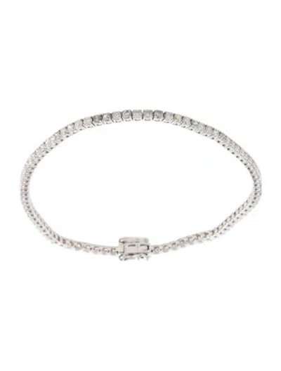 Pre-owned Bracelet 14k 2.00ctw Diamond Tennis , 6.25" In Multi
