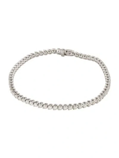 Pre-owned Bracelet 14k 2.00ctw Diamond Tennis , 6.5" In Multi