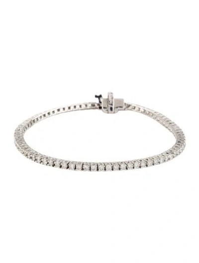 Pre-owned Bracelet 14k 2.00ctw Diamond Tennis , 6.5" In Multi
