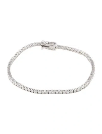 Pre-owned Bracelet 14k 2.00ctw Diamond Tennis , 6.75" In Multi