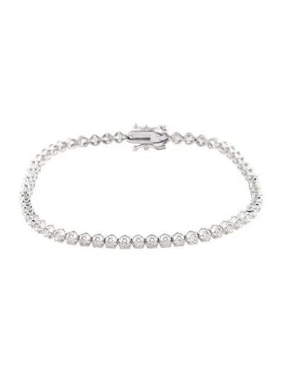 Pre-owned Bracelet 14k 2.00ctw Diamond Tennis , 6.75" In Multi