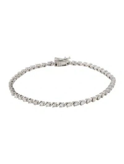 Pre-owned Bracelet 14k 2.00ctw Diamond Tennis , 7" In Multi