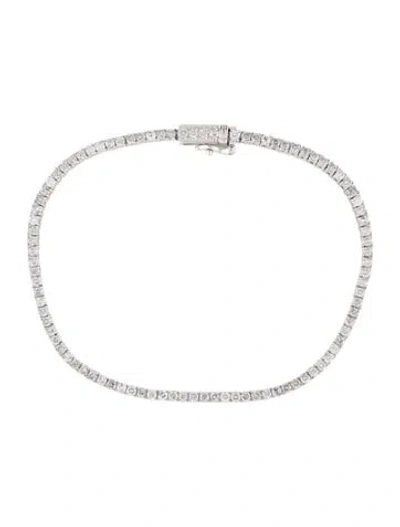 Pre-owned Bracelet 14k 2.00ctw Diamond Tennis , 7" In Multi