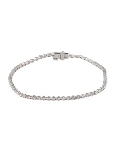 Pre-owned Bracelet 14k 2.00ctw Diamond Tennis , 7" In Multi