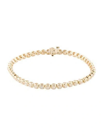 Pre-owned Bracelet 14k 2.00ctw Diamond Tennis , 7" In Multi