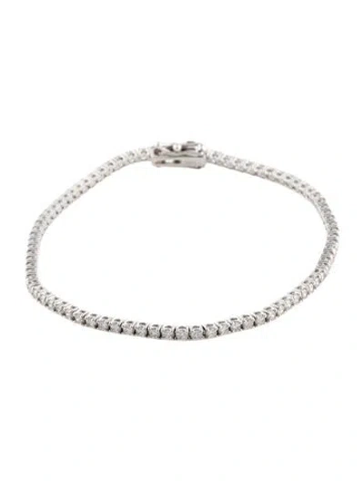 Pre-owned Bracelet 14k 2.00ctw Diamond Tennis , 7.25" In Multi