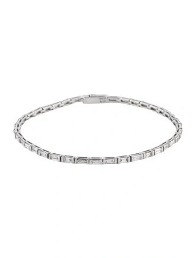 Pre-owned Bracelet 14k 2.00ctw Lab-grown Diamond Link , 7" In Multi