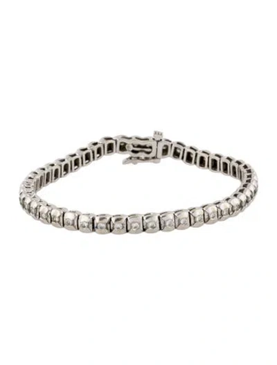 Pre-owned Bracelet 14k 2.02ctw Diamond Link , 6.75" In Multi