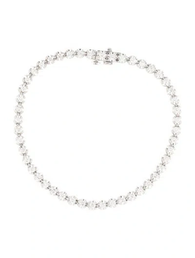 Pre-owned Bracelet 14k 2.07ctw Diamond , 7" In Multi
