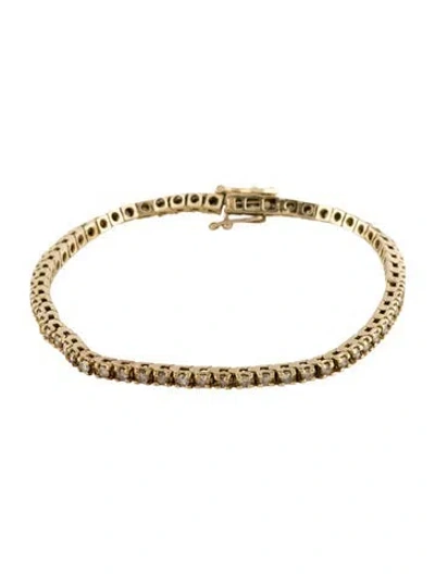 Pre-owned Bracelet 14k 2.13ctw Diamond Tennis , 7" In Multi