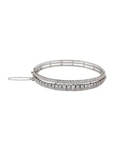 Pre-owned Bracelet 14k 2.21ctw Bangle , 6.5" In Multi