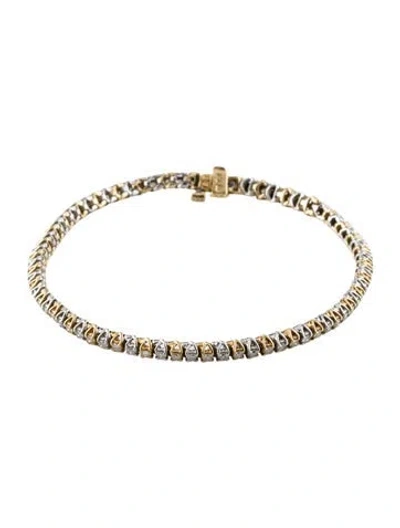 Pre-owned Bracelet 14k 2.25ctw Diamond Line , 7.5" In Multi