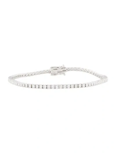 Pre-owned Bracelet 14k 2.25ctw Diamond Tennis , 7" In Multi