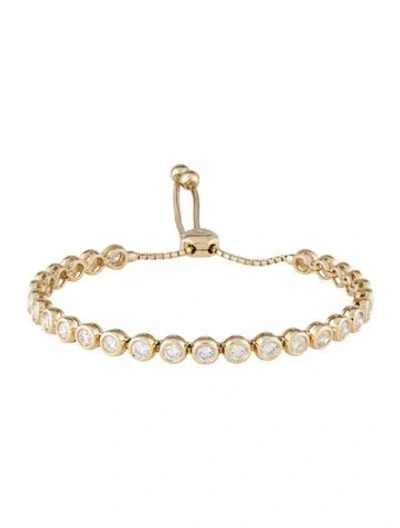 Pre-owned Bracelet 14k 2.29ctw Diamond Slider Tennis , 9.5" In Multi