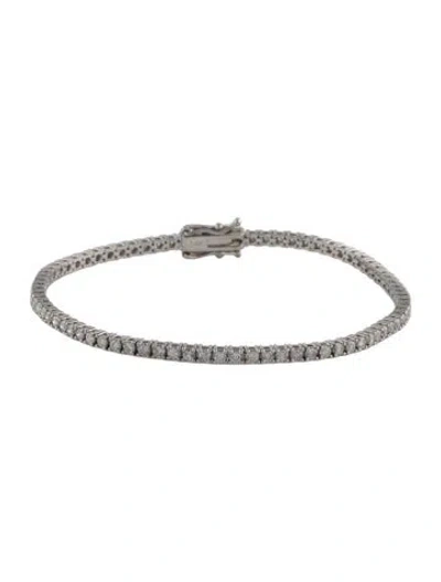 Pre-owned Bracelet 14k 2.40ctw Diamond Tennis , 7" In Multi
