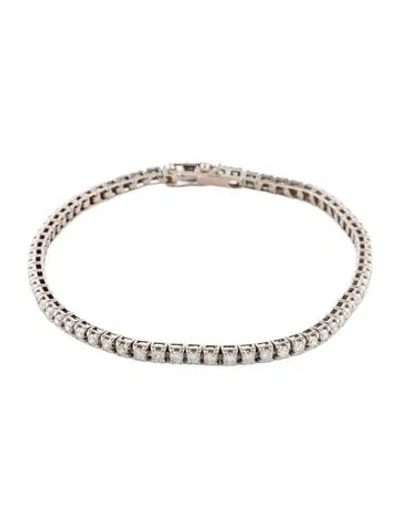 Pre-owned Bracelet 14k 2.50ctw Diamond Tennis , 7" In Multi