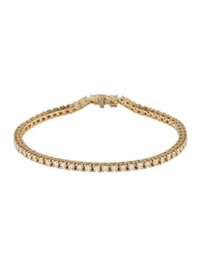 Pre-owned Bracelet 14k 2.52ctw Diamond Tennis , 7" In Multi