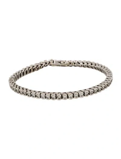 Pre-owned Bracelet 14k 2.56ctw Diamond Line , 6.5" In Multi