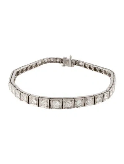Pre-owned Bracelet 14k 2.66ctw Diamond Tennis , 7" In Multi