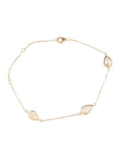 Pre-owned Bracelet 14k 2.71ctw Diamond Station , 7.75" In Multi