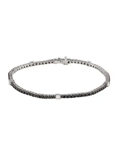 Pre-owned Bracelet 14k 2.73ctw Diamond Tennis , 7.25" In Multi