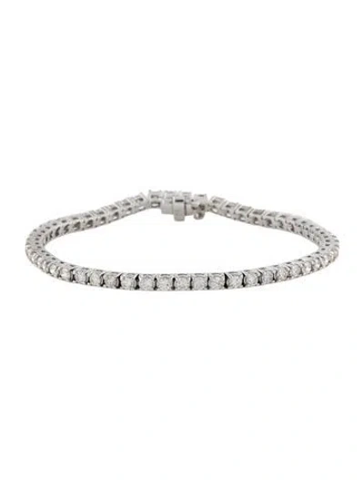 Pre-owned Bracelet 14k 2.75ctw Diamond Tennis , 6.25" In Multi