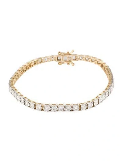 Pre-owned Bracelet 14k 2.75ctw Diamond Tennis , 7" In Multi