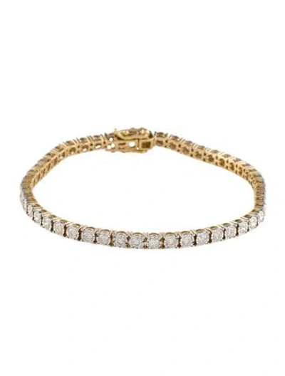 Pre-owned Bracelet 14k 2.75ctw Diamond Tennis , 7" In Multi