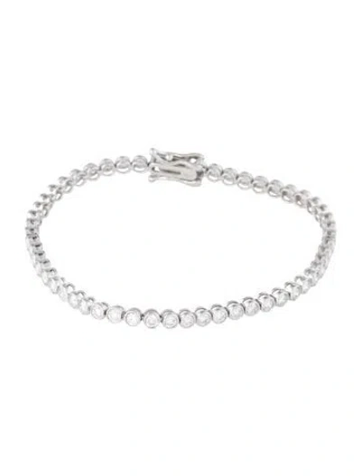 Pre-owned Bracelet 14k 2.75ctw Lab-grown Diamond Tennis , 6.5" In Multi