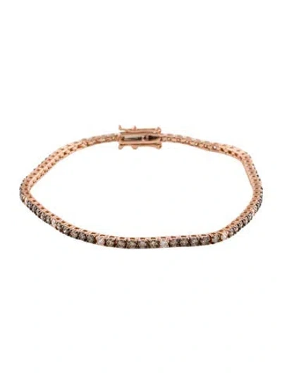 Pre-owned Bracelet 14k 2.80ctw Diamond Link , 7" In Multi