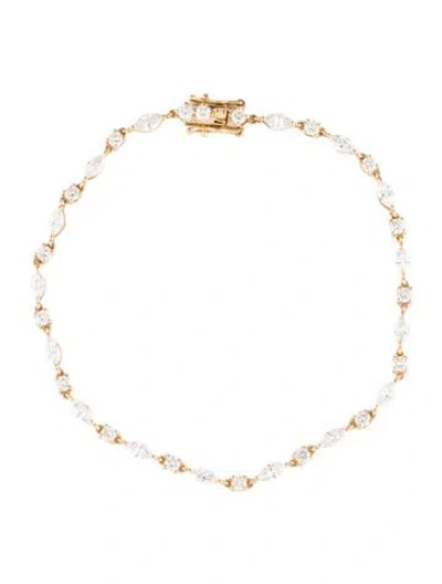 Pre-owned Bracelet 14k 2.82ctw Lab-grown Diamond Tennis , 7" In Multi