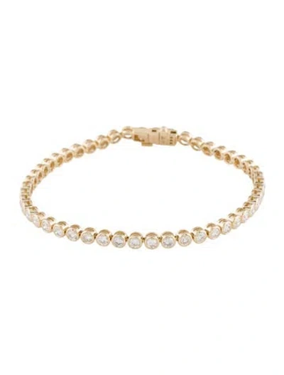 Pre-owned Bracelet 14k 2.85ctw Diamond Tennis , 7" In Multi
