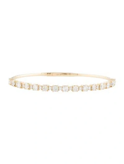 Pre-owned Bracelet 14k 2.88ctw Diamond Flex Link , 7" In Multi