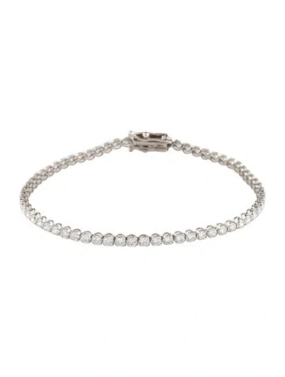 Pre-owned Bracelet 14k 2.90ctw Lab-grown Diamond Tennis , 7" In Multi