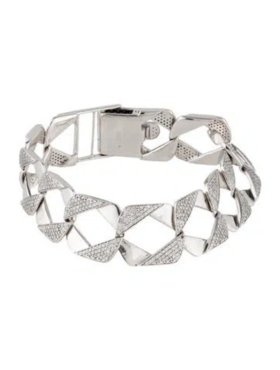 Pre-owned Bracelet 14k 2.92ctw Diamond Link , 7.5" In Multi