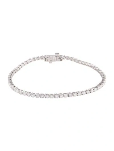 Pre-owned Bracelet 14k 2.92ctw Diamond Tennis , 7" In Multi