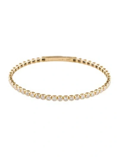 Pre-owned Bracelet 14k 2.95ctw Diamond Flex , 6.75" In Multi