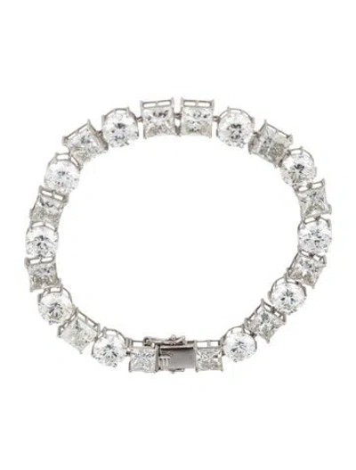 Pre-owned Bracelet 14k 29.80ctw Lab-grown Diamond Link , 7" In Multi