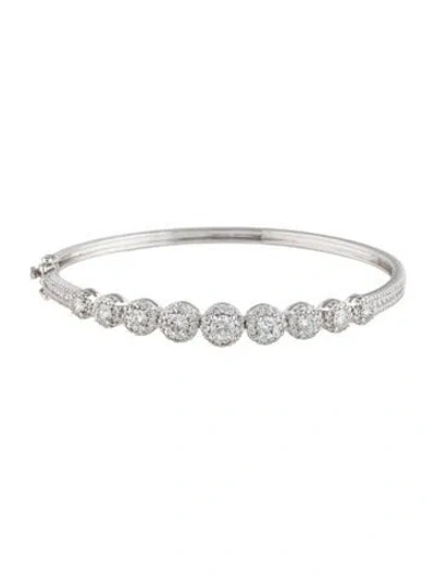 Pre-owned Bracelet 14k 3.00ctw Diamond Bangle , 7.5" In Multi