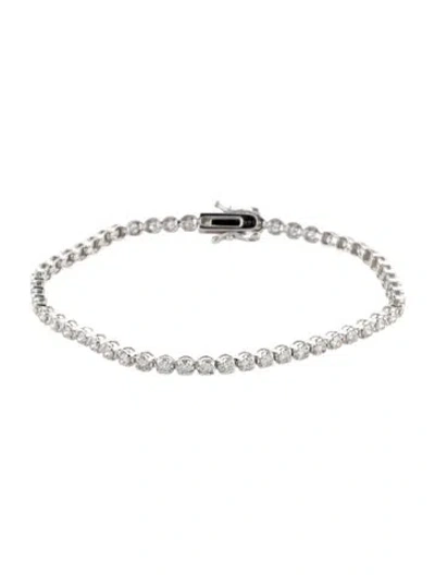 Pre-owned Bracelet 14k 3.00ctw Diamond Link , 7" In Multi