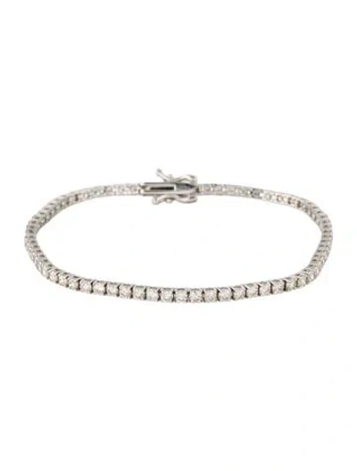 Pre-owned Bracelet 14k 3.00ctw Diamond Tennis , 6.75" In Multi