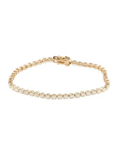 Pre-owned Bracelet 14k 3.00ctw Diamond Tennis , 7" In Multi