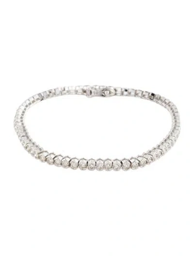 Pre-owned Bracelet 14k 3.00ctw Diamond Tennis , 7" In Multi